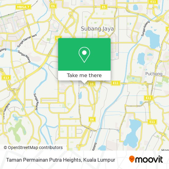 Taman Permainan Putra Heights map