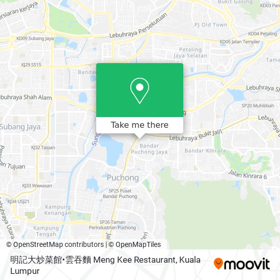 明記大炒菜館•雲吞麵 Meng Kee Restaurant map