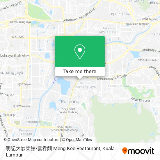 明記大炒菜館•雲吞麵 Meng Kee Restaurant map
