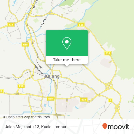 Jalan Maju satu 13 map