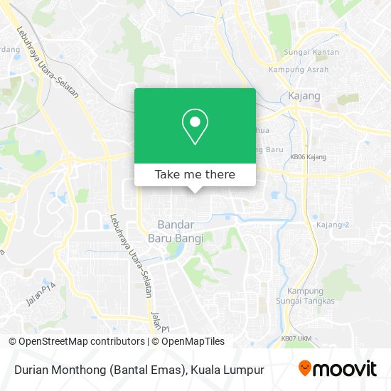 Peta Durian Monthong (Bantal Emas)