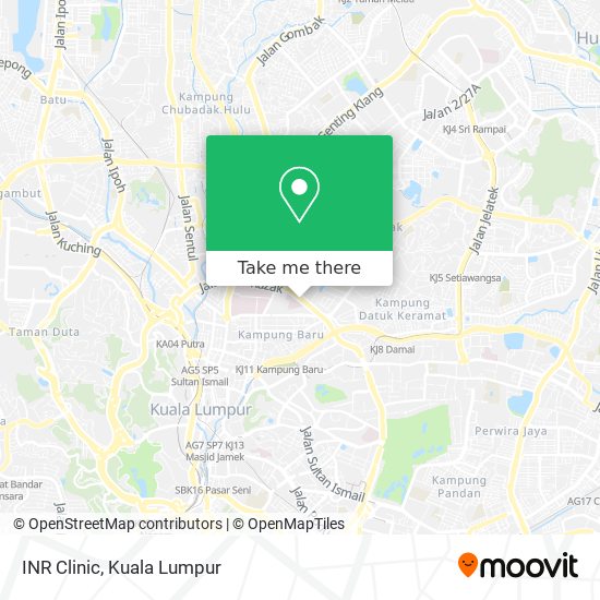 INR Clinic map