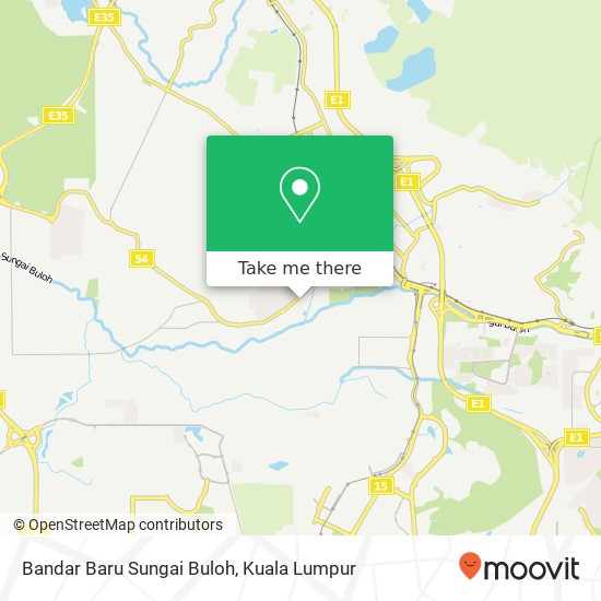 Peta Bandar Baru Sungai Buloh