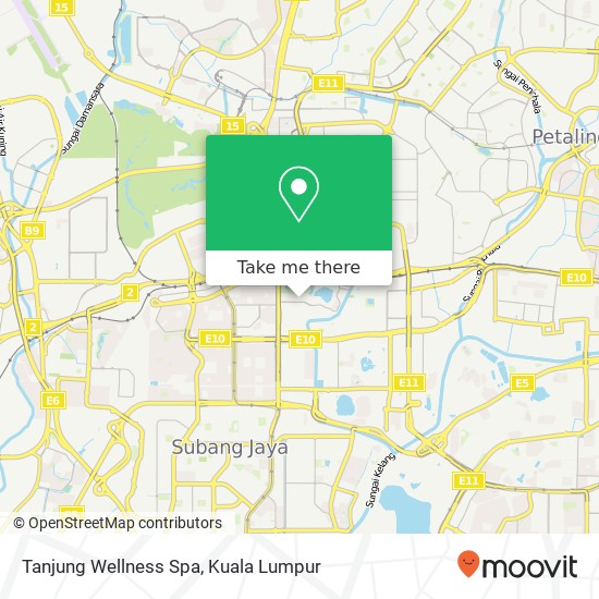 Tanjung Wellness Spa map