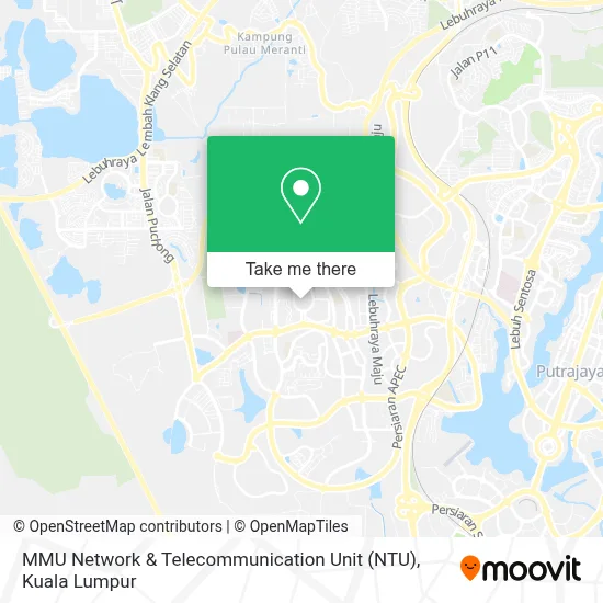 MMU Network & Telecommunication Unit (NTU) map
