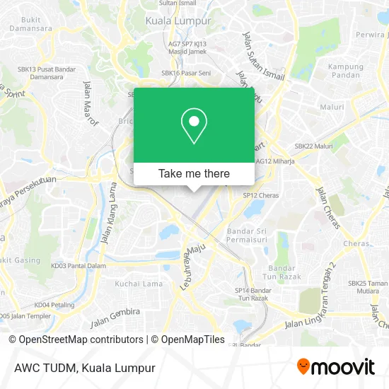 AWC TUDM map
