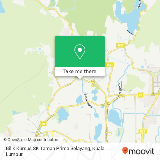 Bilik Kursus SK Taman Prima Selayang map