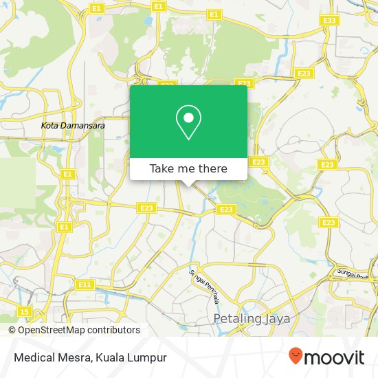 Medical Mesra map