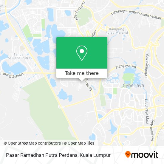 Peta Pasar Ramadhan Putra Perdana