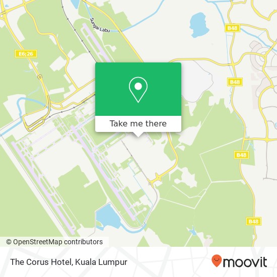 The Corus Hotel map