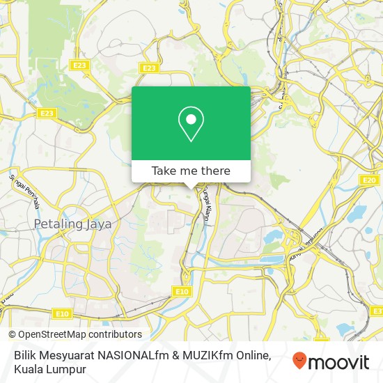 Bilik Mesyuarat NASIONALfm & MUZIKfm Online map