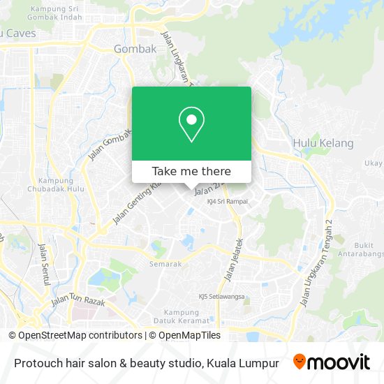 How To Get To Protouch Hair Salon Beauty Studio In Kuala Lumpur