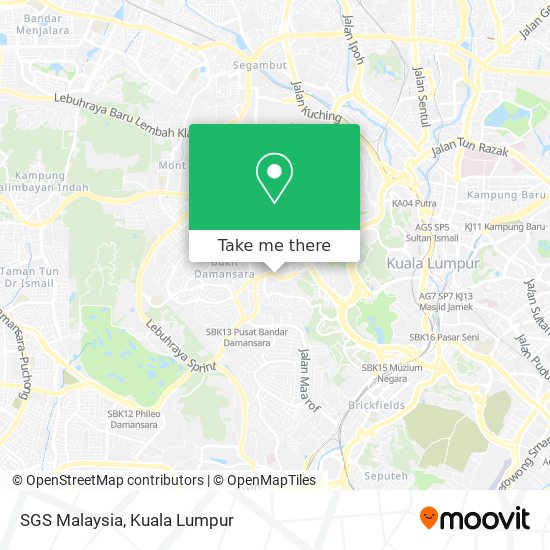 SGS Malaysia map