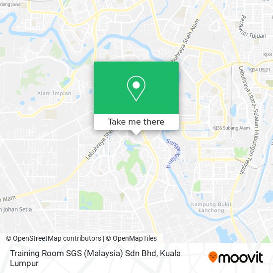 Peta Training Room SGS (Malaysia) Sdn Bhd