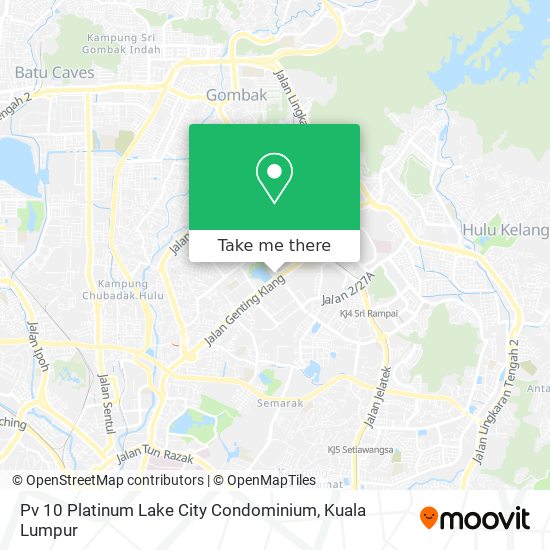 Pv 10 Platinum Lake City Condominium map