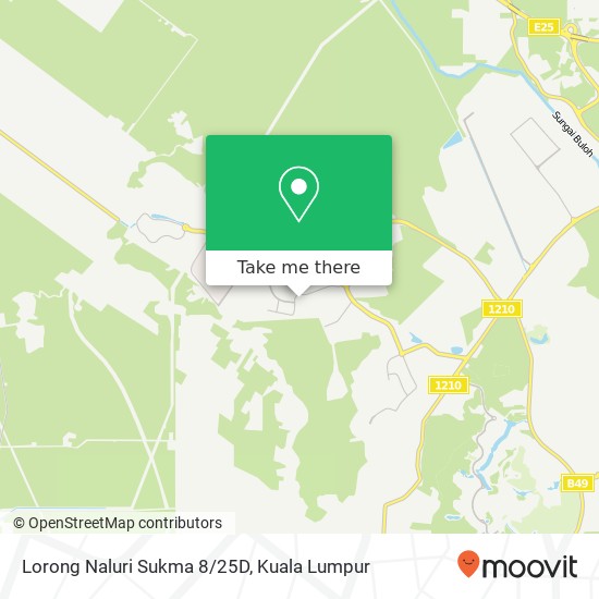 Peta Lorong Naluri Sukma 8/25D