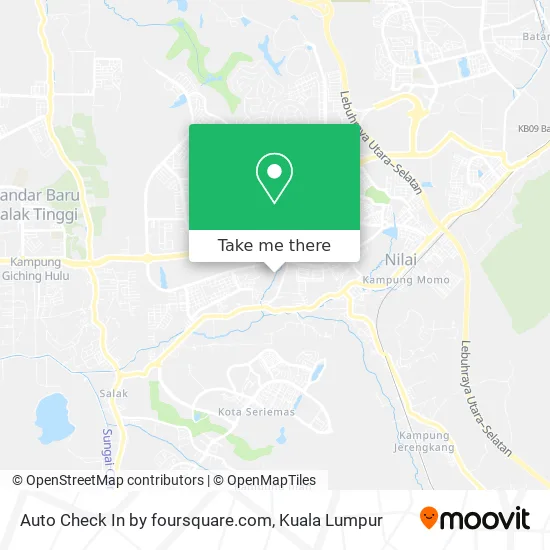 Auto Check In by foursquare.com map