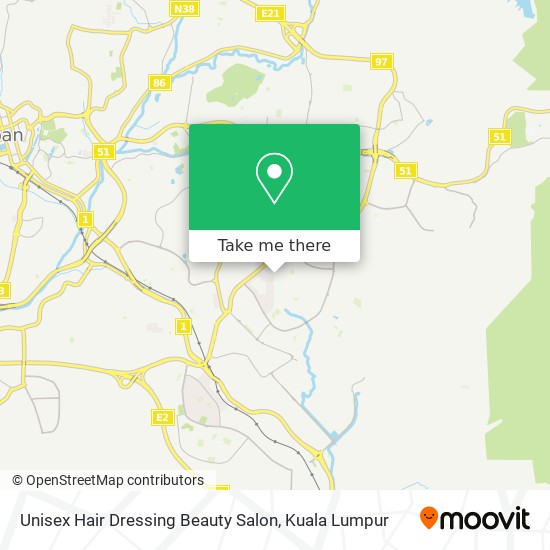 Unisex Hair Dressing Beauty Salon map