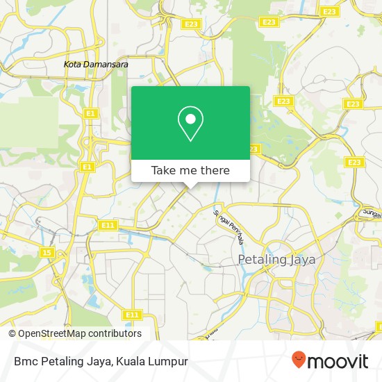 Bmc Petaling Jaya map