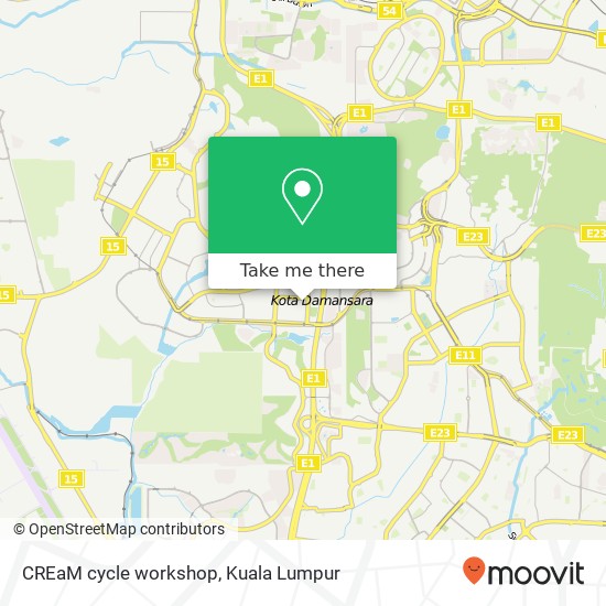 CREaM cycle workshop map