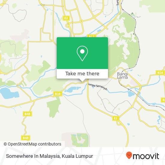 Somewhere In Malaysia map