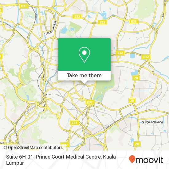 Suite 6H-01, Prince Court Medical Centre map