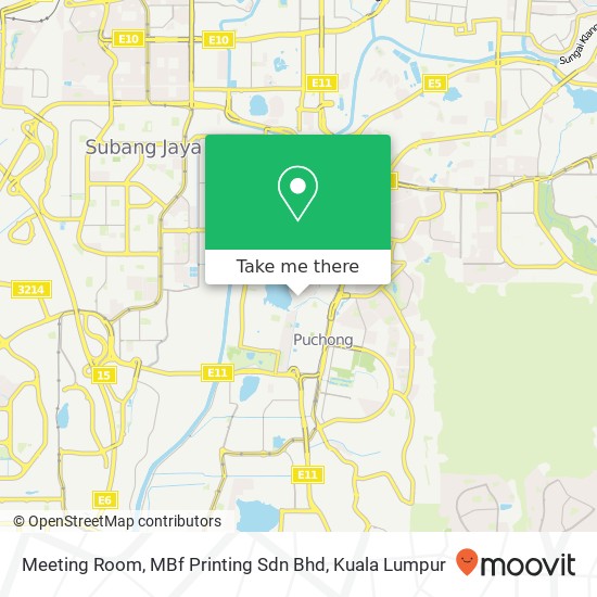 Meeting Room, MBf Printing Sdn Bhd map