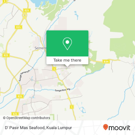 D' Pasir Mas Seafood map