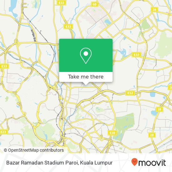 Peta Bazar Ramadan Stadium Paroi