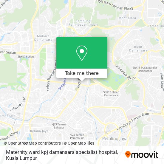 Maternity ward kpj damansara specialist hospital map