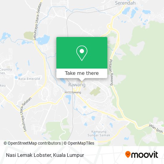 Nasi Lemak Lobster map