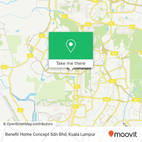 Benefit Home Concept Sdn Bhd map