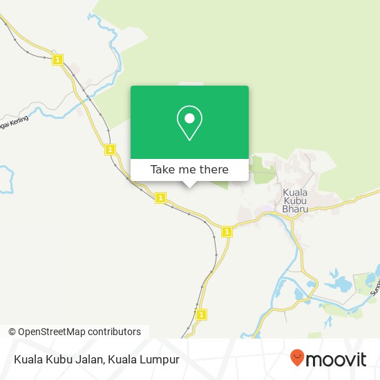 Kuala Kubu Jalan map