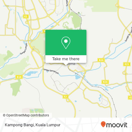 Kampong Bangi map