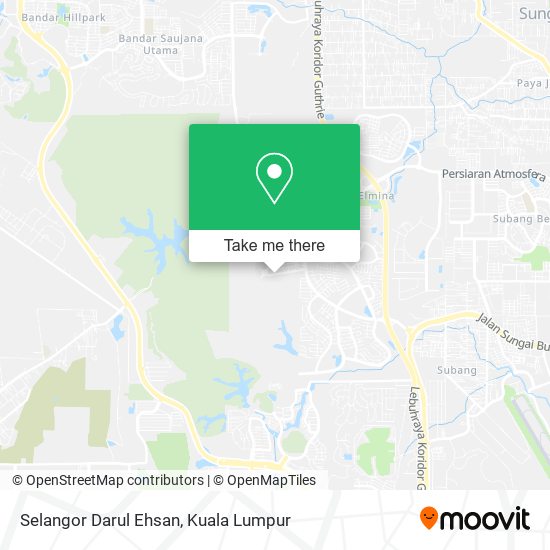 Selangor Darul Ehsan map