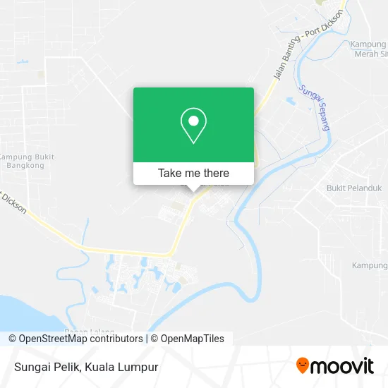 Sungai Pelik map