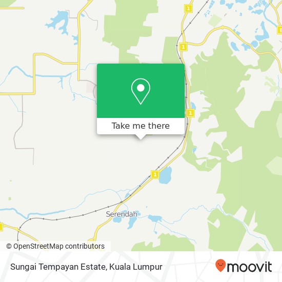 Sungai Tempayan Estate map