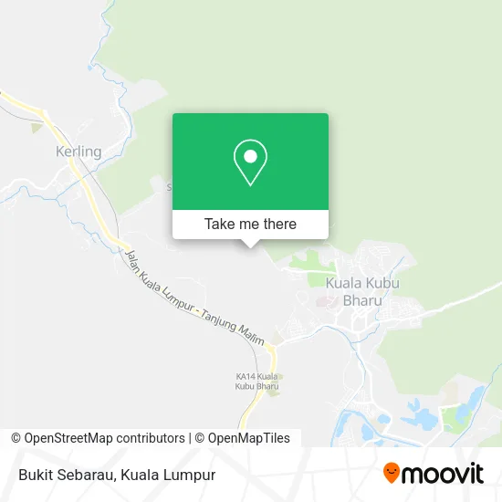 Bukit Sebarau map