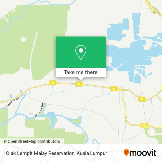 Olak Lempit Malay Reservation map