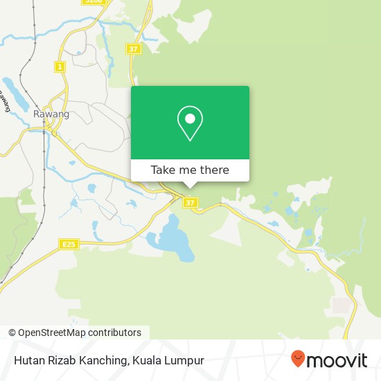 Hutan Rizab Kanching map