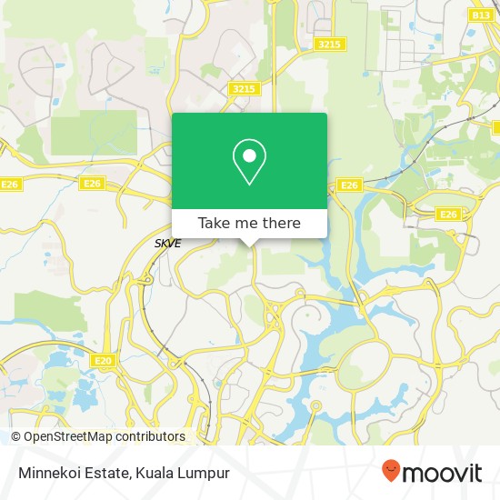 Minnekoi Estate map