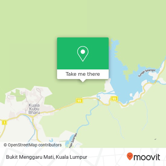 Bukit Menggaru Mati map