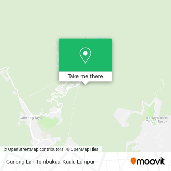 Gunong Lari Tembakau map