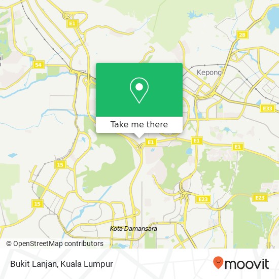 Bukit Lanjan map