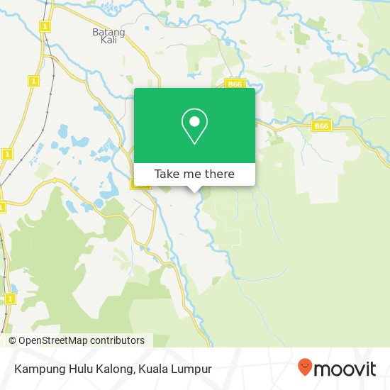 Peta Kampung Hulu Kalong