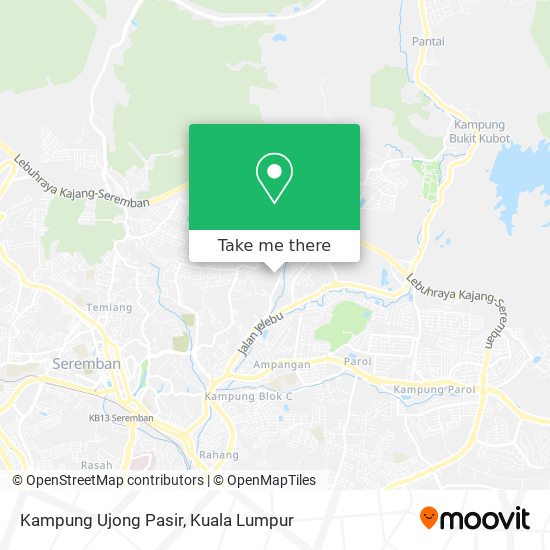 Peta Kampung Ujong Pasir