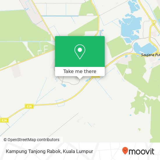 Kampung Tanjong Rabok map