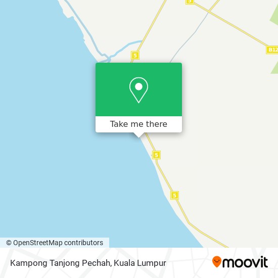 Peta Kampong Tanjong Pechah