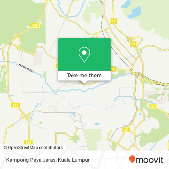 Peta Kampong Paya Jaras