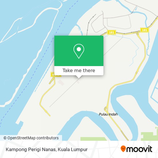 Kampong Perigi Nanas map